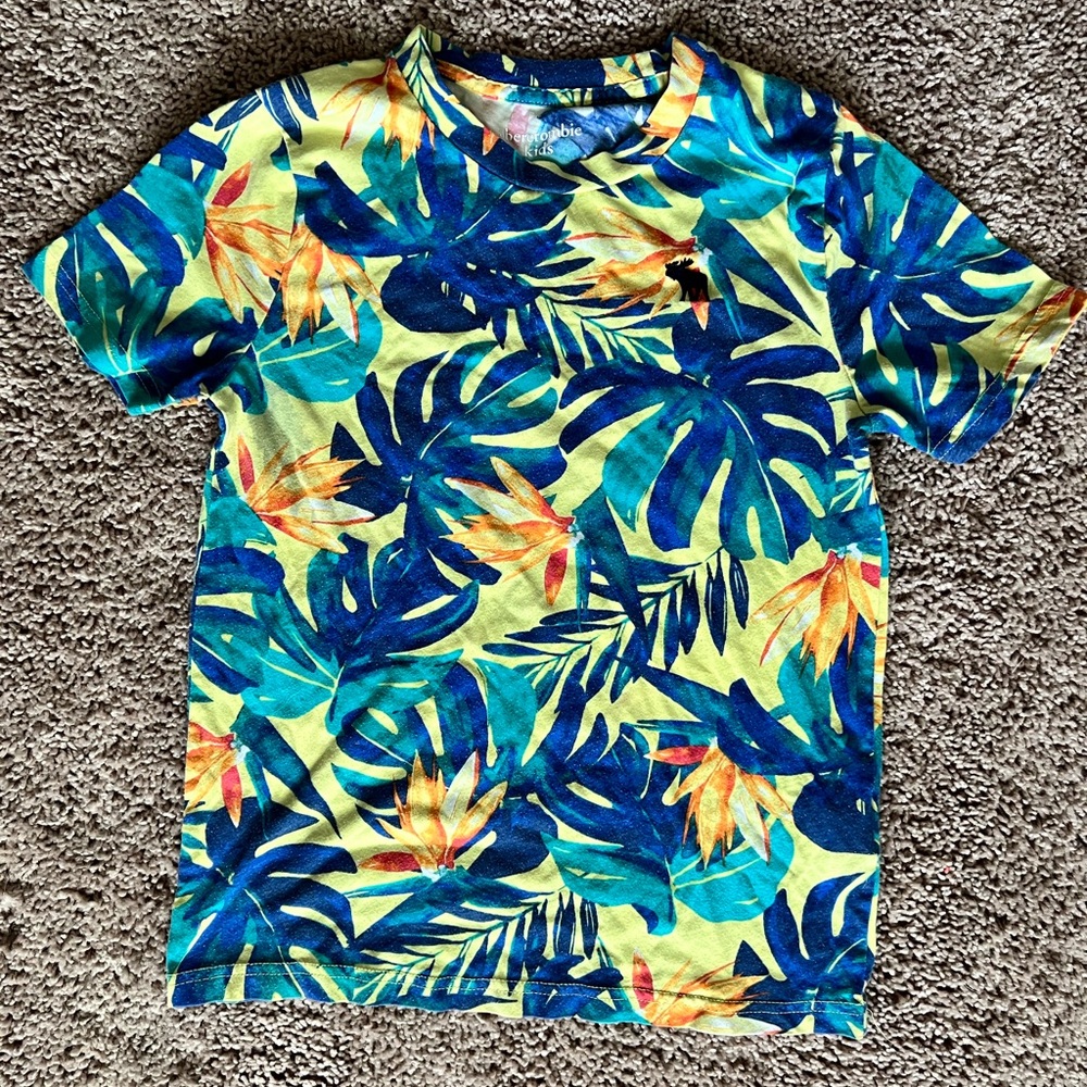 Abercrombie Kids Tropical / Hawaiian Shirt